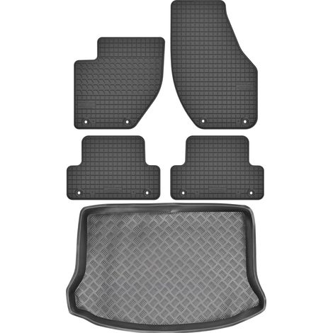 Volvo V40 Schrägheck (2012–2019) – SET: Gummifußmatten + Kofferraummatte (1/5)