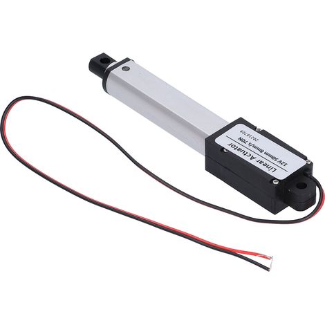 Linearantrieb 50 mm Hub, 12 V DC, geräuscharm, interner Endschalter, Mini-Linearantrieb für Automobilindustrie, Industrie, 8 mm/s – 70 N (1/5)