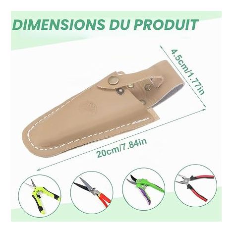 Sheath for Garden Pruning Shears, Garden Tool, Garden Secateurs (1/4)