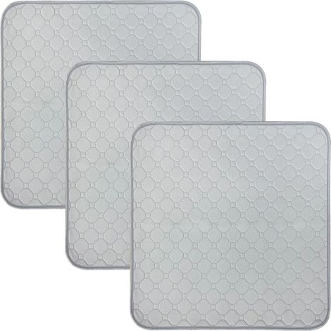 Set di 3 coprisedili per sedia a rotelle lavabili, impermeabili e antiscivolo.