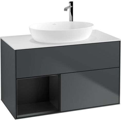 Villeroy & Boch F891PDHG Meuble sous lavabo Finion F89 (1/2)
