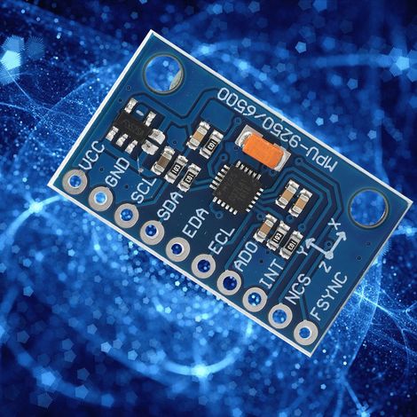 MPU-9250 GY-9250 9-Achsen 16-Bit Gyroskop Beschleunigungsmesser Magnetsensor 35V (1/5)