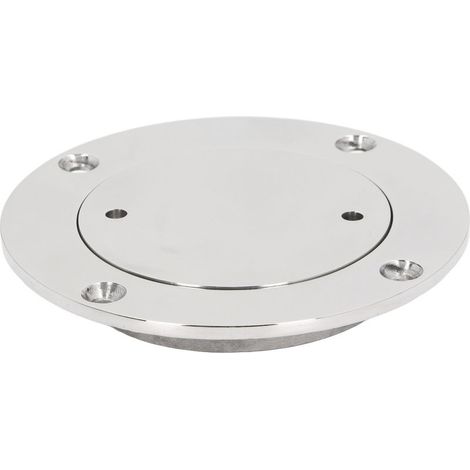 Plaque de pont ronde en acier inoxydable 316, trappe de visite 5 pouces, quincaillerie marine (1/5)