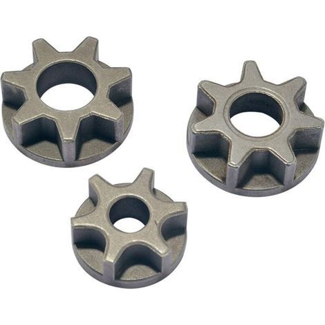 Engrenage de tronçonneuse de remplacement - M10 / M14 / M16 100/125/150pignon (pour meuleuse d'angle, support de scie à chaîne) (1/4)