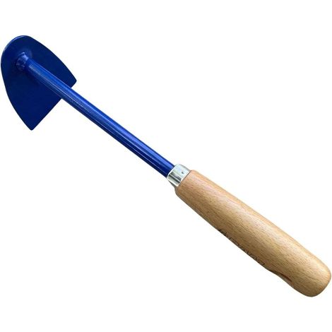 Petite binette en acier trempé, indéformable pour jardinières et potagers en hauteur. Fabrication Française (1/3)