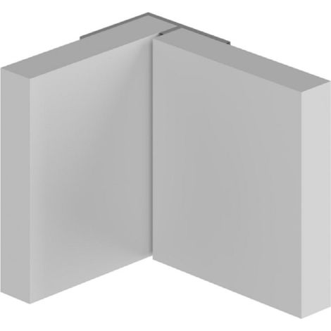 Multipanel Classic Invisible 11mm Wall Panel Internal Corner Trim Type 101 Mill Finish (1/2)