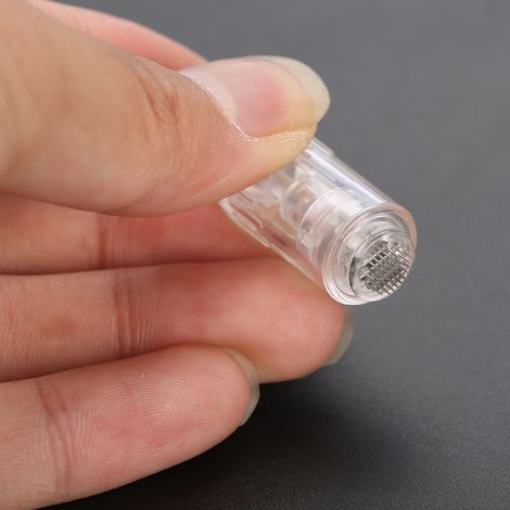 Tête d'aiguilles 36 broches pour stylo dermique électrique photon à 7 lumières LED (1/4)