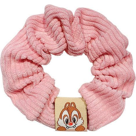 Lot de 2 élastiques à cheveux en tissu doux pour femmes et filles, motif cartoon mignon, lien élastique, accessoire capillaire pour rendez-vous et soirée, rose (1/3)
