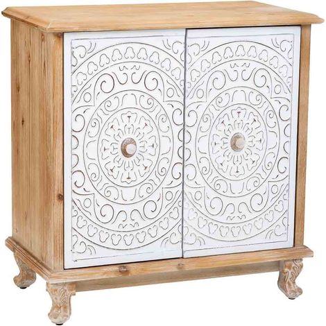 Aparador de madera de 2 puertas  78x40x79 (1/5)