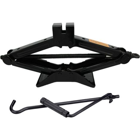Cric élévateur à ciseaux robuste en acier pour voiture, avec poignée de maintien renforcée, conception stable et hauteur réglable (2T, 10,5 à 40 cm).