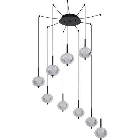 Lampe suspendue unique Ceps 9 lumières - 16042-9H (1/5)
