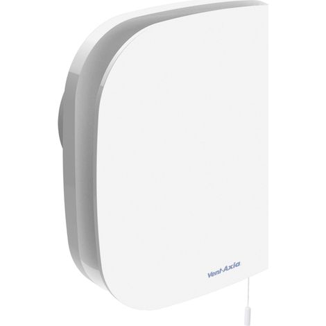 Vent-Axia Supra Design 100 HT ventilateur de salle de bain avec capteur d'humidité et minuterie 90 m3/h Blanc (1/5)