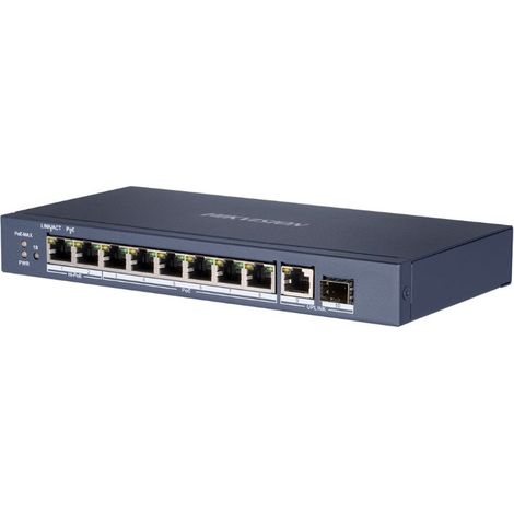 Commutateur réseau Hikvision DS-3E0510HP-E 10 ports 110W PoE