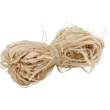 GREENGERS - HILO JARDINERÍA, RAFIA NATURAL 50 HILO, RAFIA JARDÍN 50 HILO, 50G DE HILO NATURAL - ID AL PARA ATAR, (1/4)