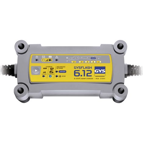 GYS GYSFLASH 6.12 029378 Automatikladegerät 12 V 6 A (1/5)