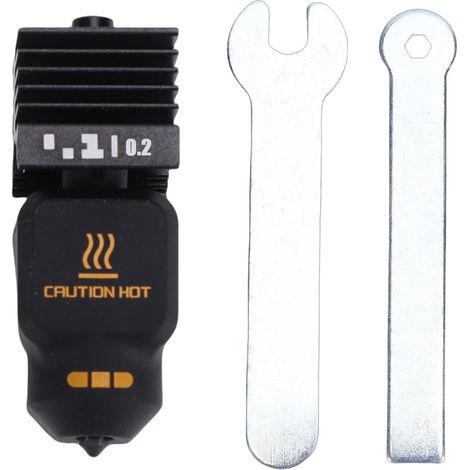 Kit de remplacement de buse Hotend pour imprimante 3D Bambu Lab P2S, buse détachable en acier trempé de 0,2 mm