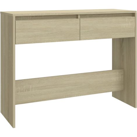 Tavolo Consolle Rovere Sonoma 100x35x76,5 cm in Truciolato vidaXL