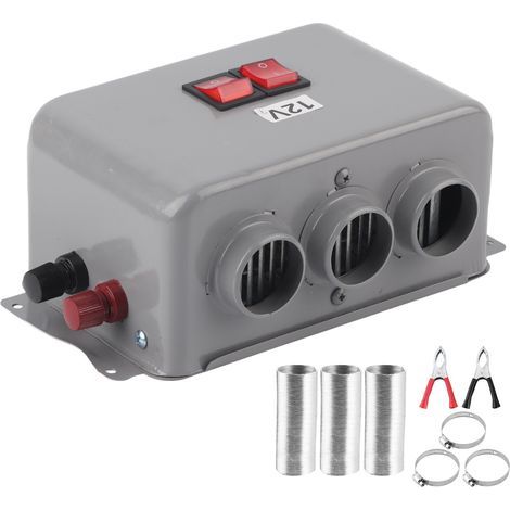 Kompakte 12-V-Autoheizung mit 3 Löchern, 600 W/800 W, Winterheizung, schnelle Aufheizung, Frostschutzheizung, geräuscharm (1/5)