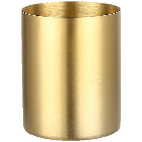 Porte-gobelet à crayons, organisateur de bureau, pot à stylo doré, porte-stylo, conteneur de papeterie de bureau, vases de table, pot de fleur, porte-pinceau de maquillage, doré