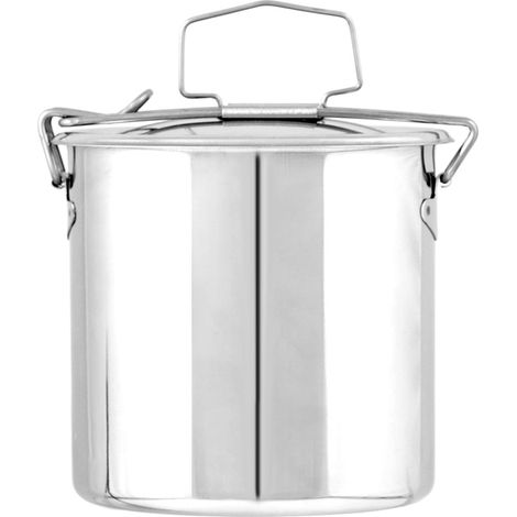 Artesani 7600 Porta Vivande Ovale Simplex In Acciaio Inox Con Pietanziera, Cm 12