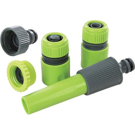 Silverline Set di 5 Connettori Tubi 4pce (1/4)