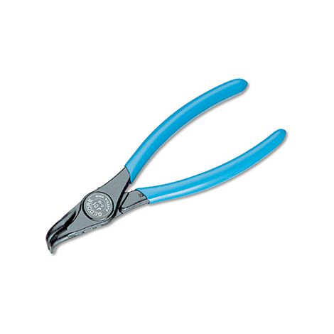 Alicates para anillos interiores Gedore con punta doblada a 90° - diámetro de la punta: 0,9 mm - longitud: 129 mm