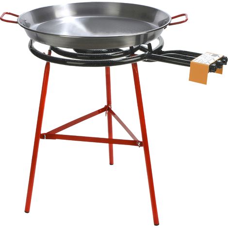 Set Paella Ibiza Piatto Paella Poli 70 Cm 18 Parti / Bruciatore 60 Cm 21,00 Kw / 3 Piedi Rinforzati - Altro