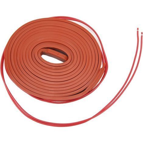 Ruban Chauffant en Silicone, Ceinture Chauffante en Silicone étanche à Commande Automatique Flexible 120 W pour Compresseur D'air(DC24V) (1/4)