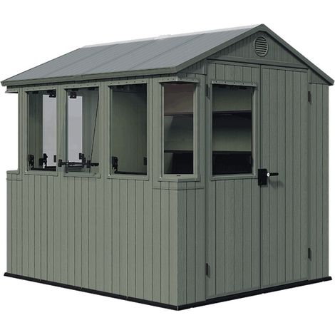 Darwin Potting Shed 6x8ft - Green