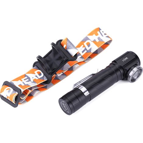Lampe Torche T6 - Focus Télescopique - Magnétique - Pliable - USB Rechargeable - Pour Inspection Intérieure Extérieure - 1 Pièce (1/5)