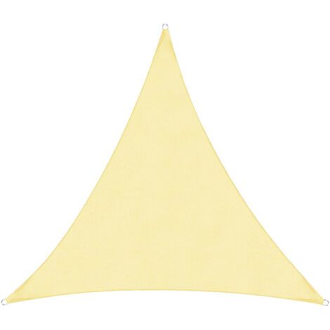 Voile d'ombrage Triangle 222m, Toile Ombrage avec 3 Corde Libre, Auvent Imperméable UV Protection, Imperméable Toile Ombrage pour Jardin Terrasse Extérieur Patio Piscine Balcon (1/3)