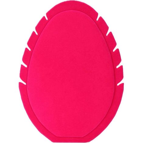 Présentoir à bijoux en velours de haute qualité pour colliers, pendentifs et chaînes (rose) (1/4)