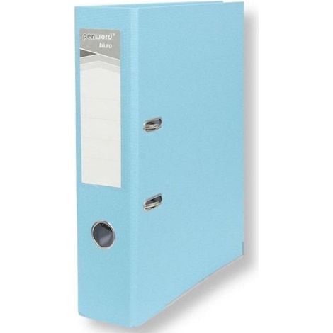 A4-Ordner mit passendem 7,5 cm-Ring, pastellblau