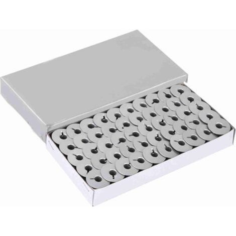 Carrete de metal ligero, carrete de hilo de alúmina, piezas para máquinas de coser, alta calidad para carros industriales de plataforma plana para computadoras -Crezuo