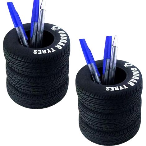 Boîte de rangement multifonction créative en caoutchouc pour la maison, l'école, l'étude, l'organisation de la table, porte-stylo multifonctionnel (1/5)