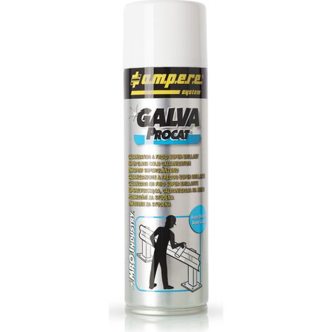 Verzinkungsfarbe Galva-Procat Spray 500ml Superglanz Ampere (1/5)