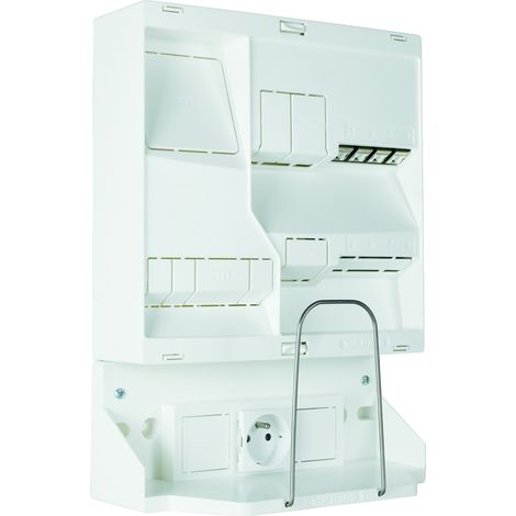 Tableau de communication BLUENEO 4 RJ45 et zone attenante MICHAUD LB502