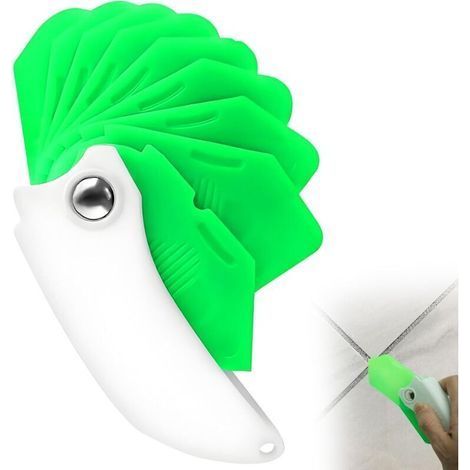 9 in 1 Silicone Caulking Tool, Multifunctional Caulking Tool, Portable Seam Caulk Tool, Corner Scrapers, Caulk Removal Tool, Caulking Removal Tool (1/4)
