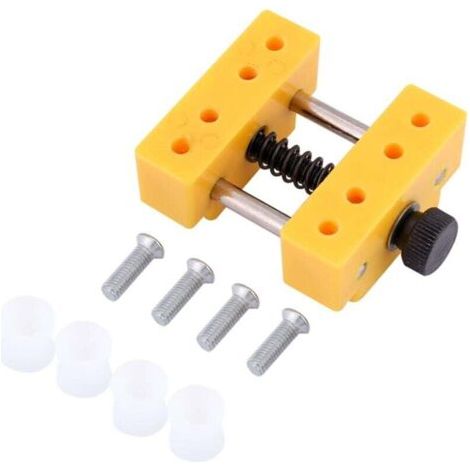 Outil de réparation d'artisanat portable 10,0 × 9,0 × 4,0 étau de loisir pour perceuse à colonne, montre artisanale, outil de serrage pour bijoux
