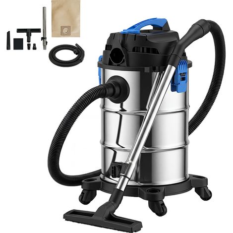 Spector Wet Dry Vacuums Cleaner Heavy Duty 30L Wheeled Powerful Compact Cleaning (1/5)