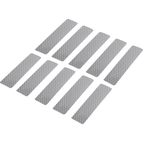 BANDE ADHÉSIVE TOOLCRAFT 1564163 ARGENT (L X L) 100 MM X 25 MM 10 PC(S) (1/2)