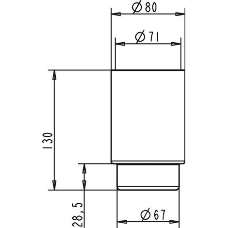 Vidrio de repuesto GLANCE para juego de escobillas de inodoro, vidrio opalino IDEAL STANDARD