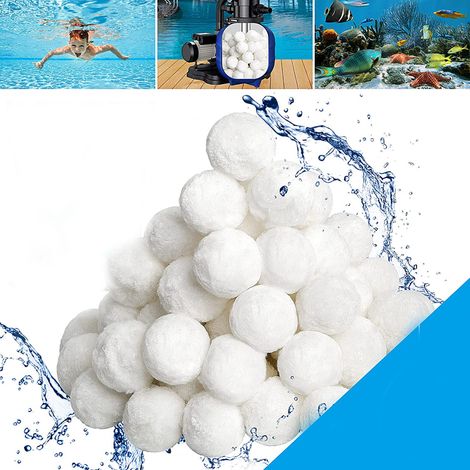 Boule de filtration pour piscine hors sol réutilisable - 700g (1/5)