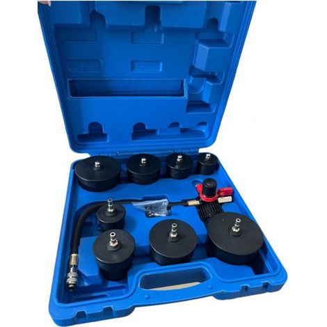 Set 9pz Tester Pressione Turbocompressore e Sistema Di Raffreddamento Manometro