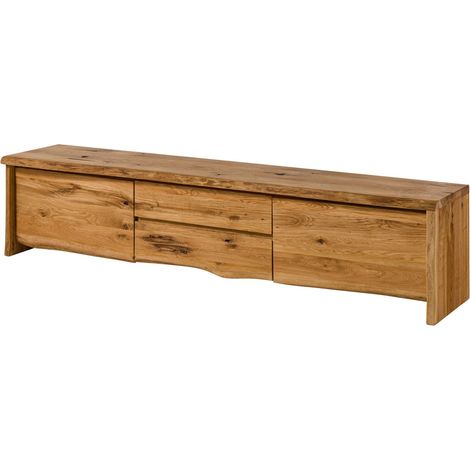 mobile TV in legno di Quercia Selvatica 220x45x50 quercia naturale oliato PURE OAK 704