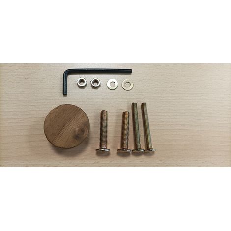 R KIT MONTAGGIO X TAVOLO LEGNO RETTANGOLARE PIEGHEVOLE CM 140X80X72- 1,0 confezione