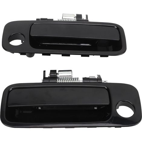 Poignées DE PORTE Extérieure Automobile, Poignée DE PORTE Extérieure 69220AA010 69210AA010 2PCS NOIR ABS PASSAGER POURCE SADE PORTEE PORTEE 1997‑2001