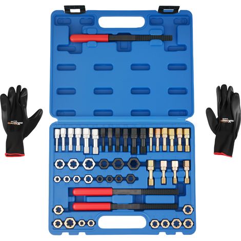 49 Piece Thread Repair Kit UNC UNF Metric Die Set Thread Restorer Universal (1/5)