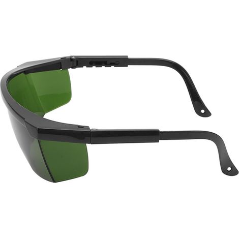 Lunettes de soudure à arc Argon, branches extensibles, résistantes aux chocs, protection UV maximale, verres verts clairs IR3.0 (1/5)