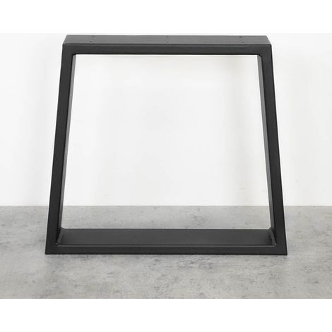 Trapezförmiges Bein 40x45 SCHWARZ